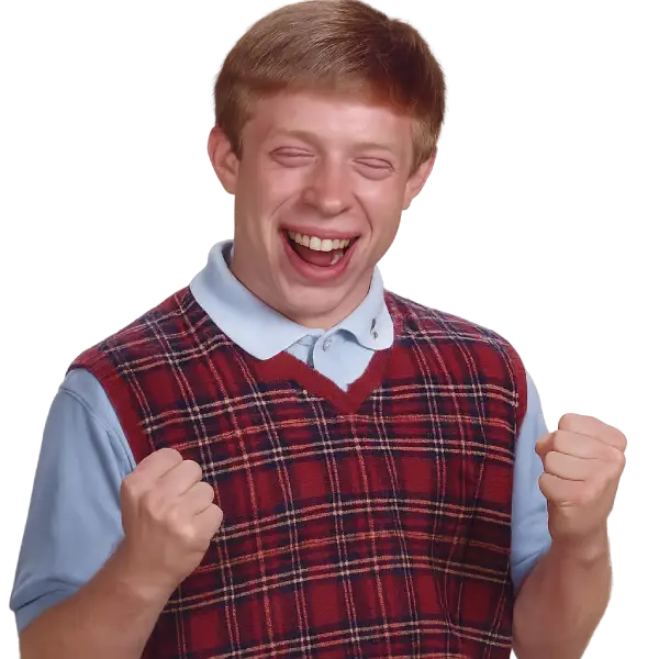 bad luck brian age calculation reaction