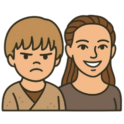 padme and anakin age gap icon by agedifferencecalculator.com