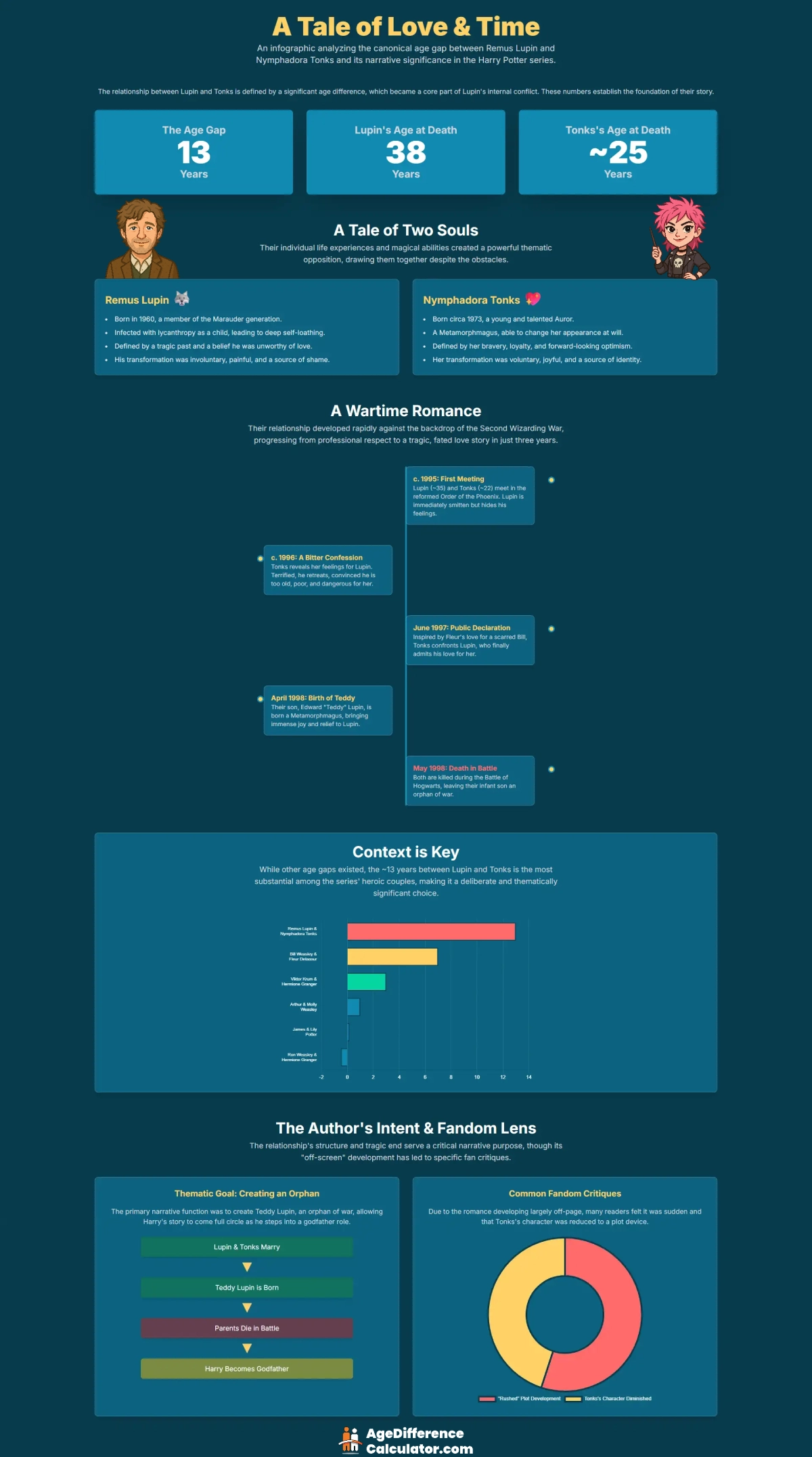 Tonks and Lupin Infographic